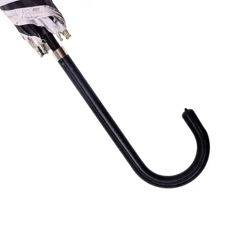 Парасоля-тростина Yiwu HP-23-7BE напівавтомат складна 99 см з квітковим принтом бежева - фото 6