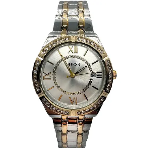 Часы женские наручные Guess IBW912SYO Золотисто-серебристые
