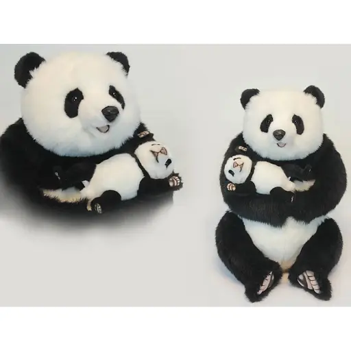 М'яка іграшка Hansa Панда з малюком 52 см (6609) - фото 2