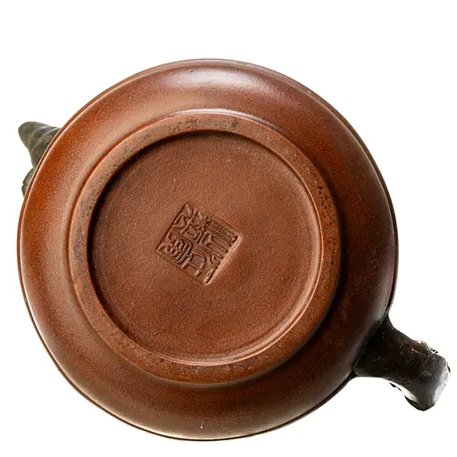 Исинский чайник Сосна, бамбук и слива 400 мл в стиле Ван Иньсянь - фото 7