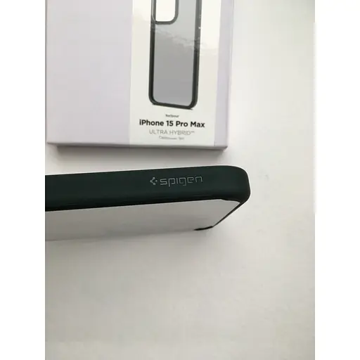 Прозорий чохол для iPhone 15 Pro Max (6.7") Spigen Ultra Hybrid Frost Green ACS06569 - фото 6