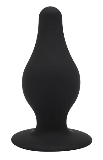 Анальна пробка SilexD Premium Silicone Plug Model 2 M 9.3 см (чорний)