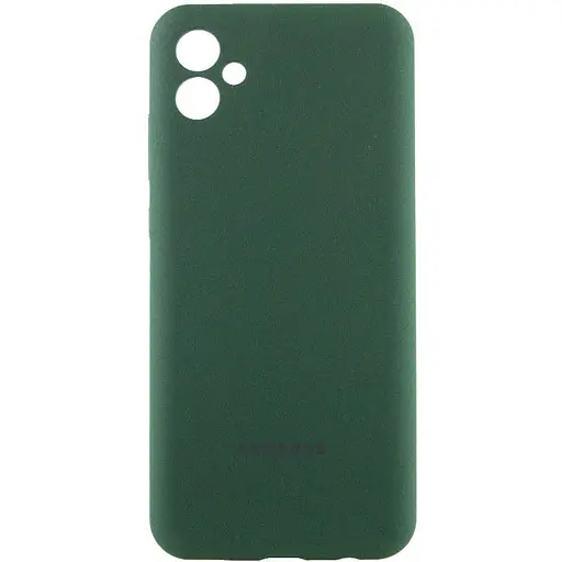 Чохол Lakshmi Silicone Cover Full Camera AA with logo для Samsung Galaxy A05 Зелений/Dark green
