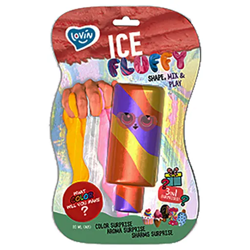 Лизун-антистресс TM Lovin Ice Fluffy эскимо 110 мл 80127 - фото 2