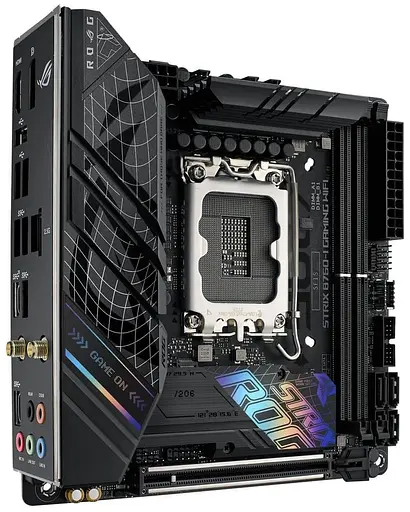 Материнская плата ASUS ROG STRIX B760-I GAMING WIFI (ROG STRIX B760-I GAMING WIFI) (Socket 1700, Intel B760, Mini-ITX) - фото 3
