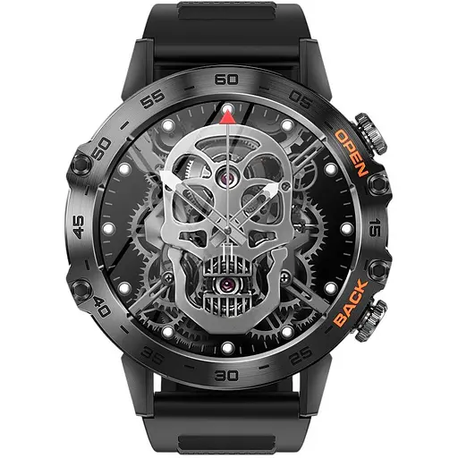 Смарт-часы Uwatch Smart Delta K52 Black Rubber 2 ремешки (3166) - фото 4
