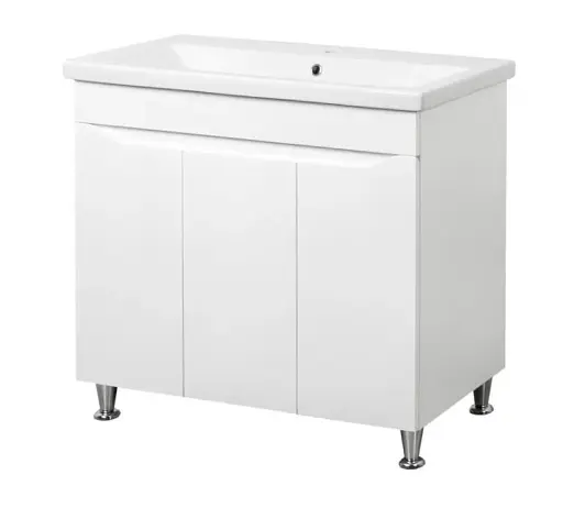 Тумба ПіК Пектораль + раковина Cersanit Como 90 см Білий 30412 - фото 1