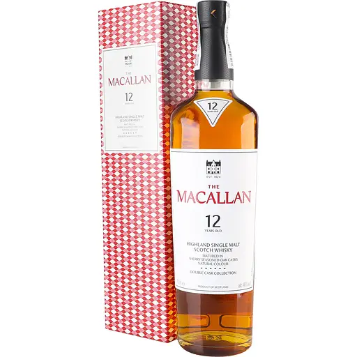 Виски The Macallan Double Cask 12 yo Single Malt Scotch Whisky 40% 0.7 л в подарочной упаковке - фото 2