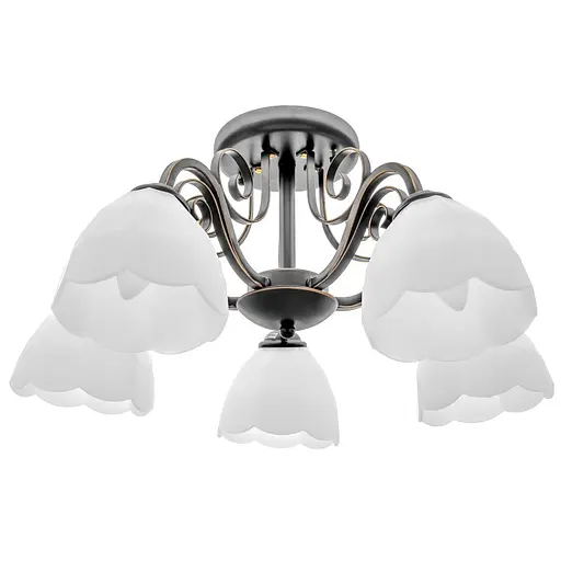 Люстра стельова Brille класична E27 60W G (LK-577C/5)