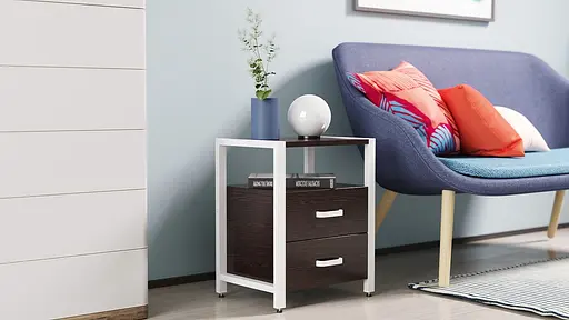 Тумба універсальна Ferrum-decor Вів'єн 2/2 50x41x40 білий ДСП Венге 16мм (FRD-106181) - фото 6