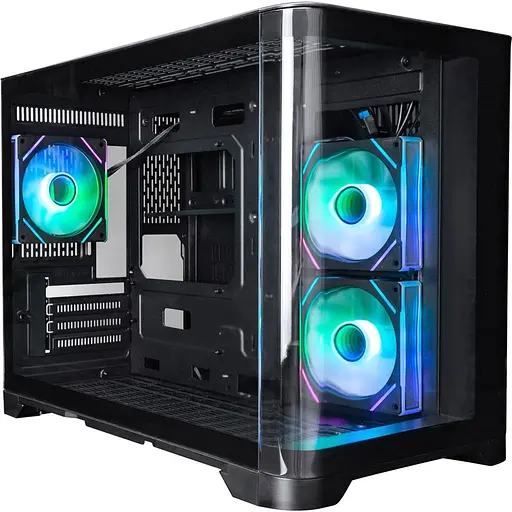 Корпус 1stPlayer UV6-BK-2FC7R-1FC7 Black [146397]