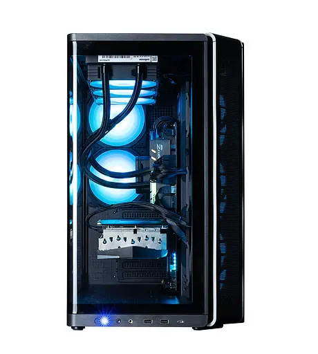 Zalman Корпус P60 без БР, 2xUSB3.0, 1x Type C, 3x120мм ARGB Reverse, 2x120мм ARGB, VGA 435мм, LCS ready, Curved Tempered Glass, Dual Chamber, ATX, чорний - фото 7