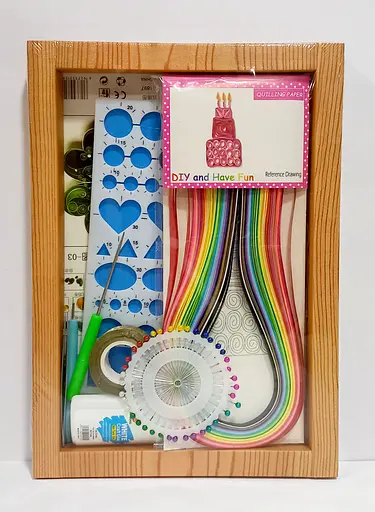 Набор для квиллинга С 37116 16 цветов, с инструментами, в коробке (6900067371164) Коричневый - фото 1