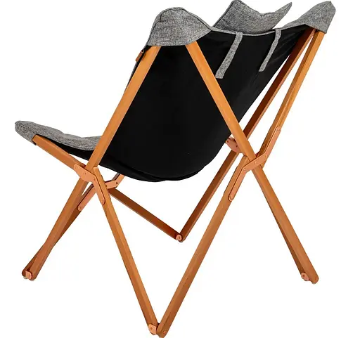 Кресло раскладное Bo-Camp Bloomsbury L Grey (1200370) (DAS302726) - фото 4