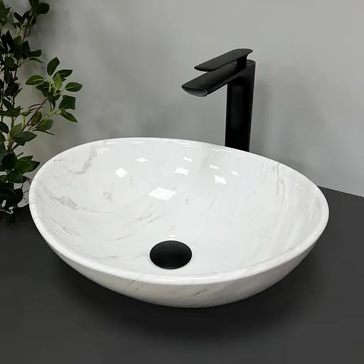 Умивальник VBI Parma marble nature glossY накладний VBI-011007, Мармур - фото 2