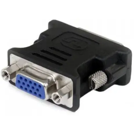 Перехідник 2E штекер DVI 24 + 5 гніздо VGA пластик