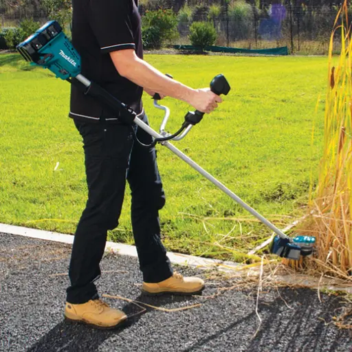 Триммер садовый Makita DUR368AZ аккумуляторный 18+18В - фото 3