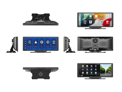 Монітор 10.26" s Apple CarPlay Android auto Bluetooth DUAL DVR - фото 3