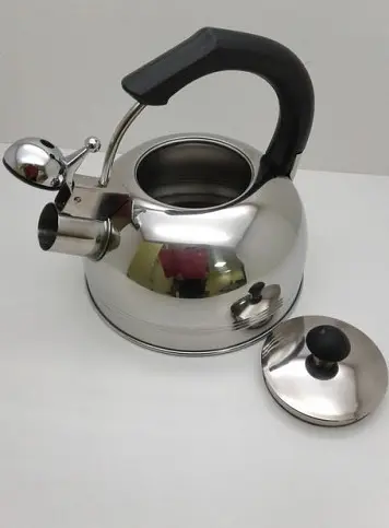 Якісний металевий чайник зі свистком з нержавіючої сталі для газової плити А-Плюс чайник нержавійка - фото 4