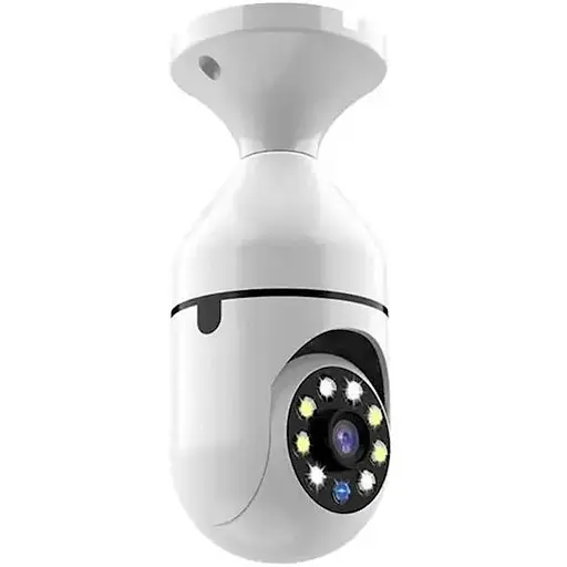 Камера відеоспостереження Pix-Link бездротова Нічне бачення TS-H10W E27 720P/1MP шпигунська Wi-Fi камера RW104P, White (18657) - фото 6