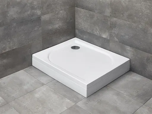 Душовий піддон Radaway Delos D 90x75 з панеллю лівий 4D97514-03L - фото 1