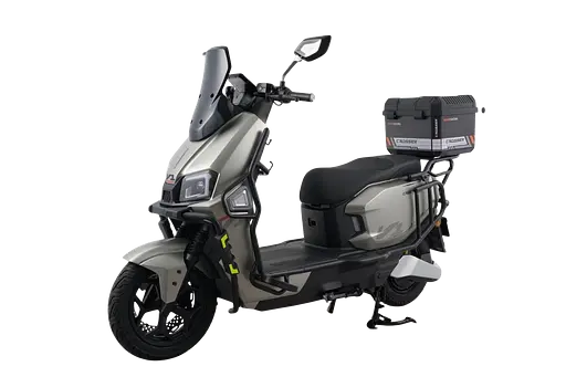 Электроскутер Двухместный Crosser V1 (2000W, 72V/23Ah) +Кофр-багажник Зеленый