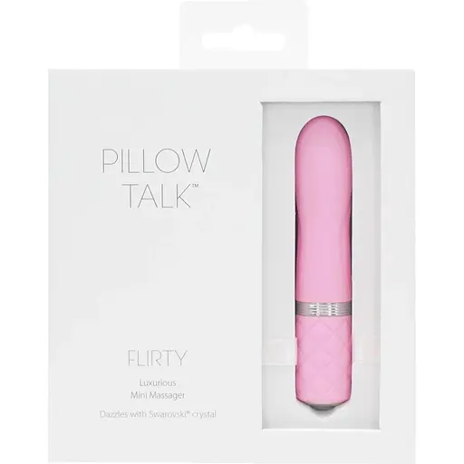 Вибратор Pillow Talk Flirty с кристаллом Сваровски гибкая головка - фото 8
