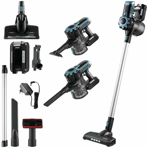 Вертикальный+ручной пылесос 2 в 1 First FA-5541-4-BL - фото 1