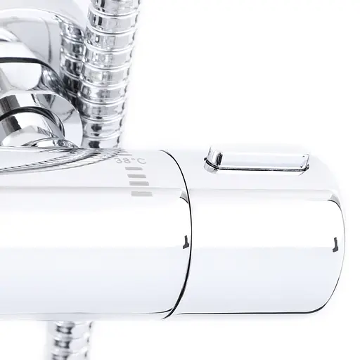 Душова система з термостатом Mixxus Premium Termo 009-J MI2846, Хром - фото 7