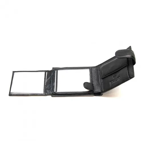 Мужской кожаный портмоне Marco Coverna 12.5х10х2.5 см acs0026390 - фото 4