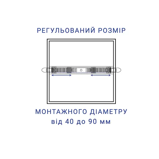 Світлодіодний вбудований світильник Feron AL704-S 12Вт 4000K білий - фото 2