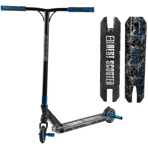 Самокат трюковий Best Scooter Чорний 000254831