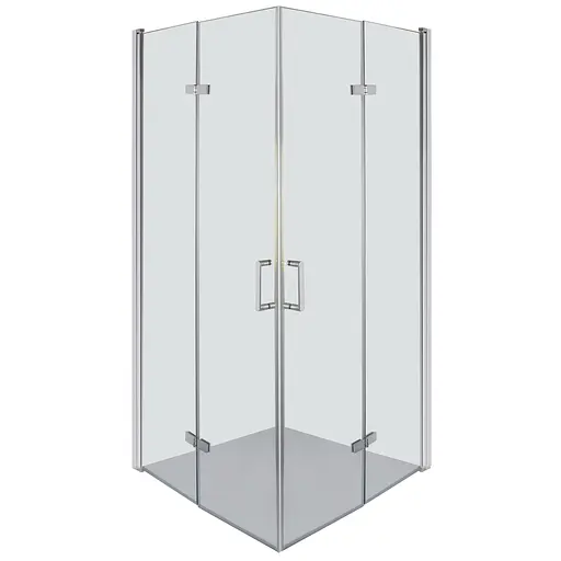 Душевая кабина Bravo квадратная без поддона Panew N90TC 1 уп., прозрачная, хром - фото 1