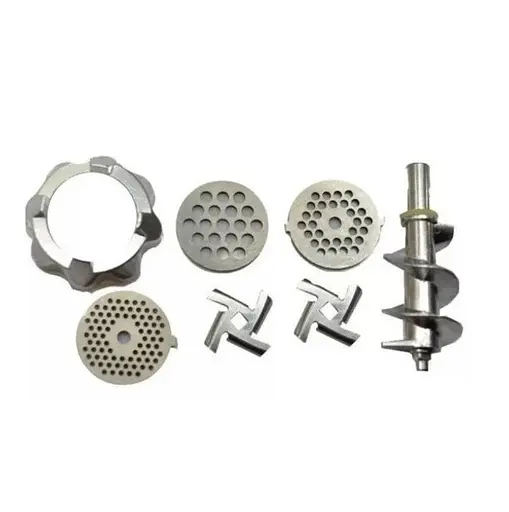 Электрическая мясорубка с реверсом Rainberg RB-675 мясорубка 3 в 1 соковыжималка, терка 3800 Вт Черный/Серый - фото 3