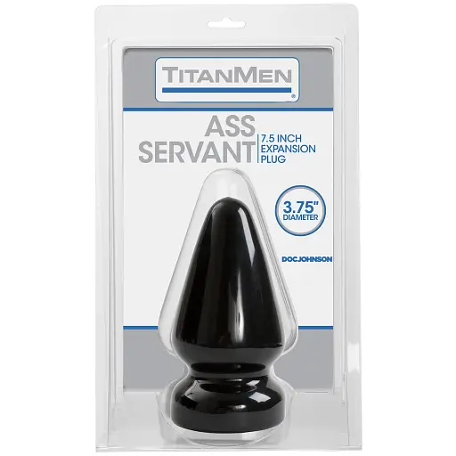 Анальная пробка Titanmen Tools Ass Servant 18 см (черный) - фото 2