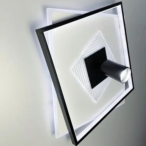 Світлодіодний стельовий світильник з направляючим спотом | Арт. X 088/500 | Line F - фото 4