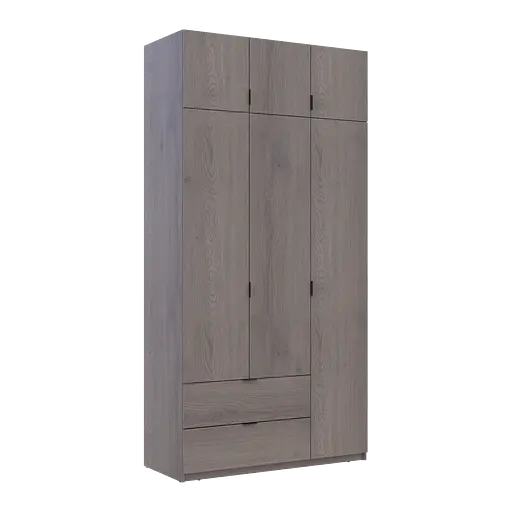 Распашный Шкаф для одежды Doros Лукас Канноло/Канноло 3 ДСП 120х50х240 (44900368) - фото 6