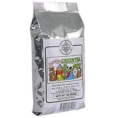Чай зелений Mlesna Китайський крупнолистовий пакет з фольги 100 г - фото 1