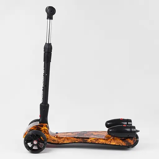 Самокат дитячий Best Scooter 60х82х64 см Чорно-жовтогарячий 000231567 - фото 6
