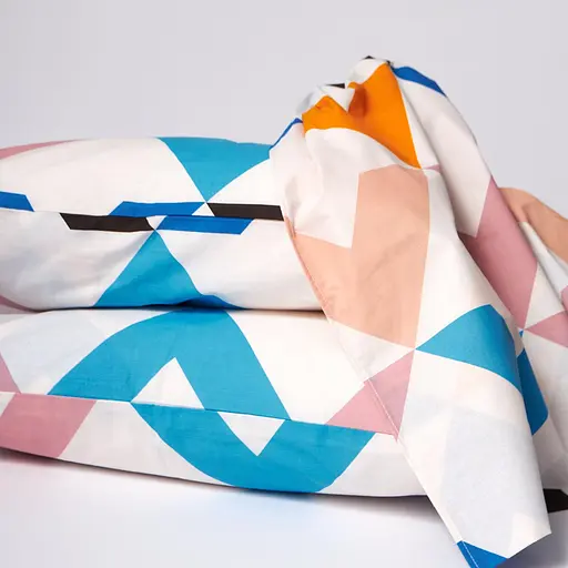 Постельный набор Moon&Star (простыня 150х220 см + 2 наволочки 70х70 см) Бязь Gold Люкс Color Clash - фото 3