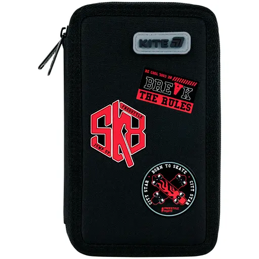 Пенал без наповнення Kite Break the Rules (K26-623-4) 2 відділення - фото 1