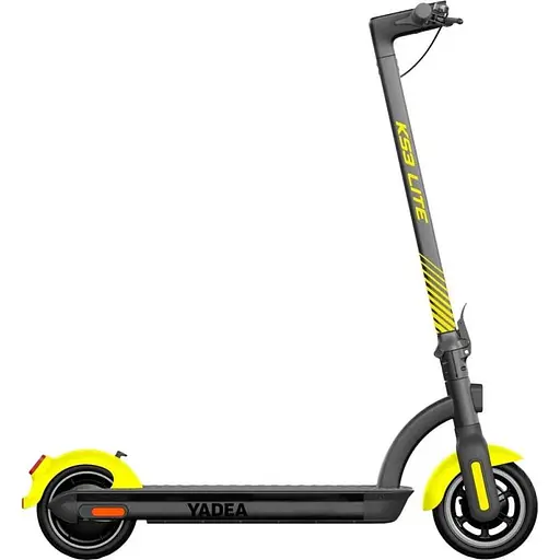 Електричний самокат YADEA KS3 Lite сіро-жовтий, максимальна потужність 500 Вт - фото 2