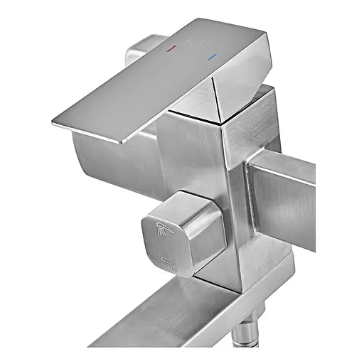 Змішувач для ванни Armata Kub-009 CH6493 Нержавіюча сталь - фото 6