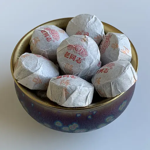 Шу пуэр Старый Товарищ мини то ча 100 г