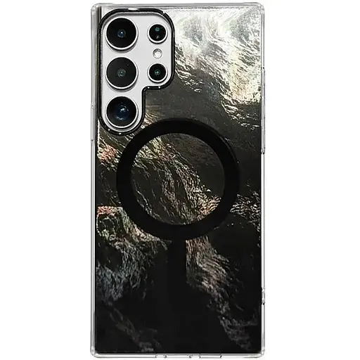 Чохол TPU Shiny Mountain (MagFit) для Samsung Galaxy S25 Ultra Black