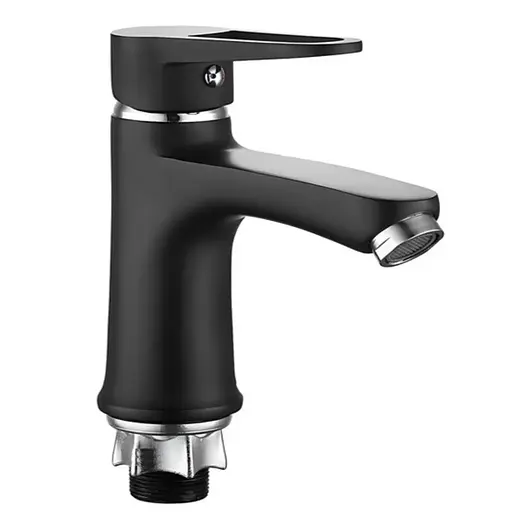 Смеситель для умывальника Mixxus Elba 001 MI6578 Черный матовый - фото 1