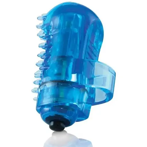 Вібратор на палець The Screaming O FingO Tingly 6 см (синій)