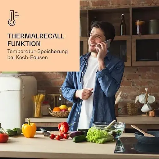 Вбудована варильна індукційна поверхня Klarstein Delicatessa 77 Hybrid Чорний (10033023) - фото 6