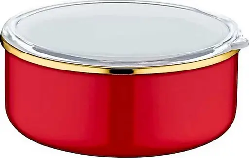 Набор эмалированных контейнеров O.M.S. Collection 10200 для еды 3 предмета Красный (Турция) - фото 4