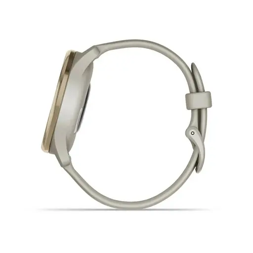 Смарт-часы Garmin Vivomove Trend Cream Gold S. Steel Bezel w. F. Gray Case and S. Band (010-02665-02) - фото 2